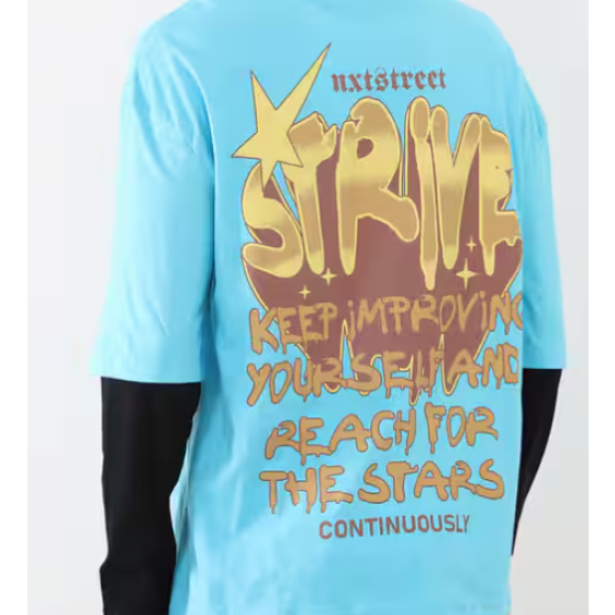 Shein-drop-shoulder-typographic-back-chest-print-crew-t-shirt