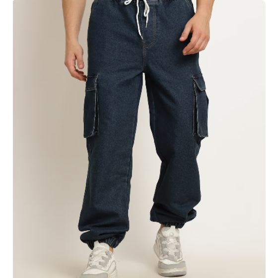 Shein Ankle Length Cargo Style Jogger Jeans